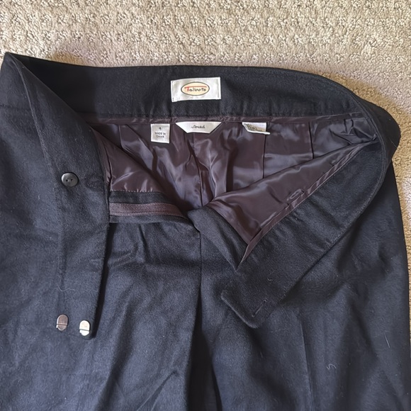 Talbots | Wool Cashmere Blend Trousers in Black | Size 4 - Picture 6 of 7